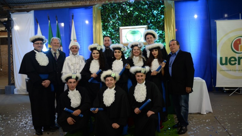 A sessão solene em São Borja foi presidida pelo reitor da Uergs, Leonardo Beroldt.