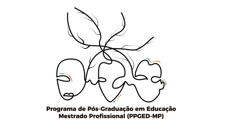 Logo Mestrado Educação.
