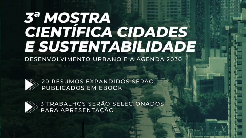 3ª Mostra Científica Cidades e Sustentabilidade