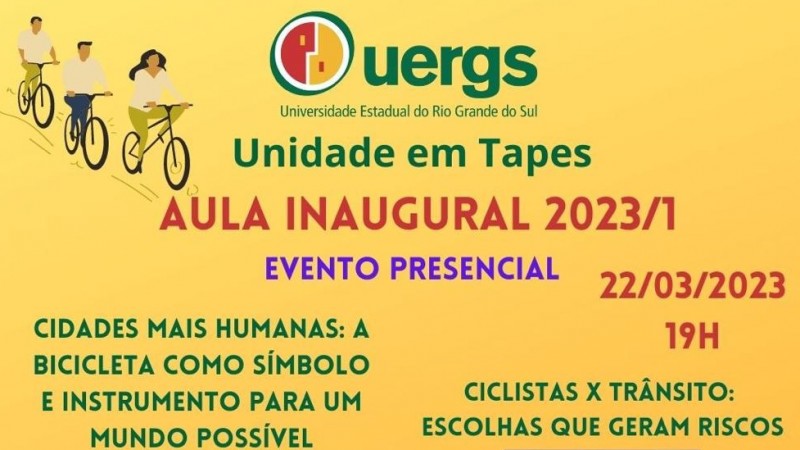 Aula inaugural 2023/1 - Unidade Tapes