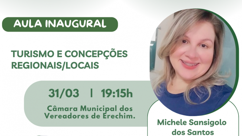 Aula inaugural Curso de Pós Graduação em Conversação Ambiental e Turismo Rural