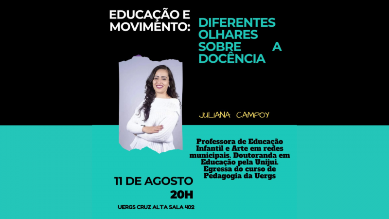 Workshop - Educação e movimento diferentes olhares sobre a docência
