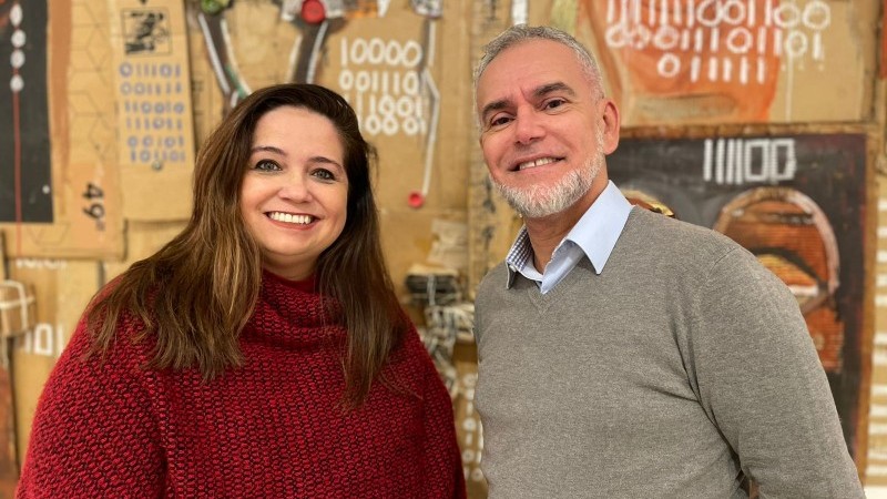 Leonardo Beroldt e Rochele Santaiana